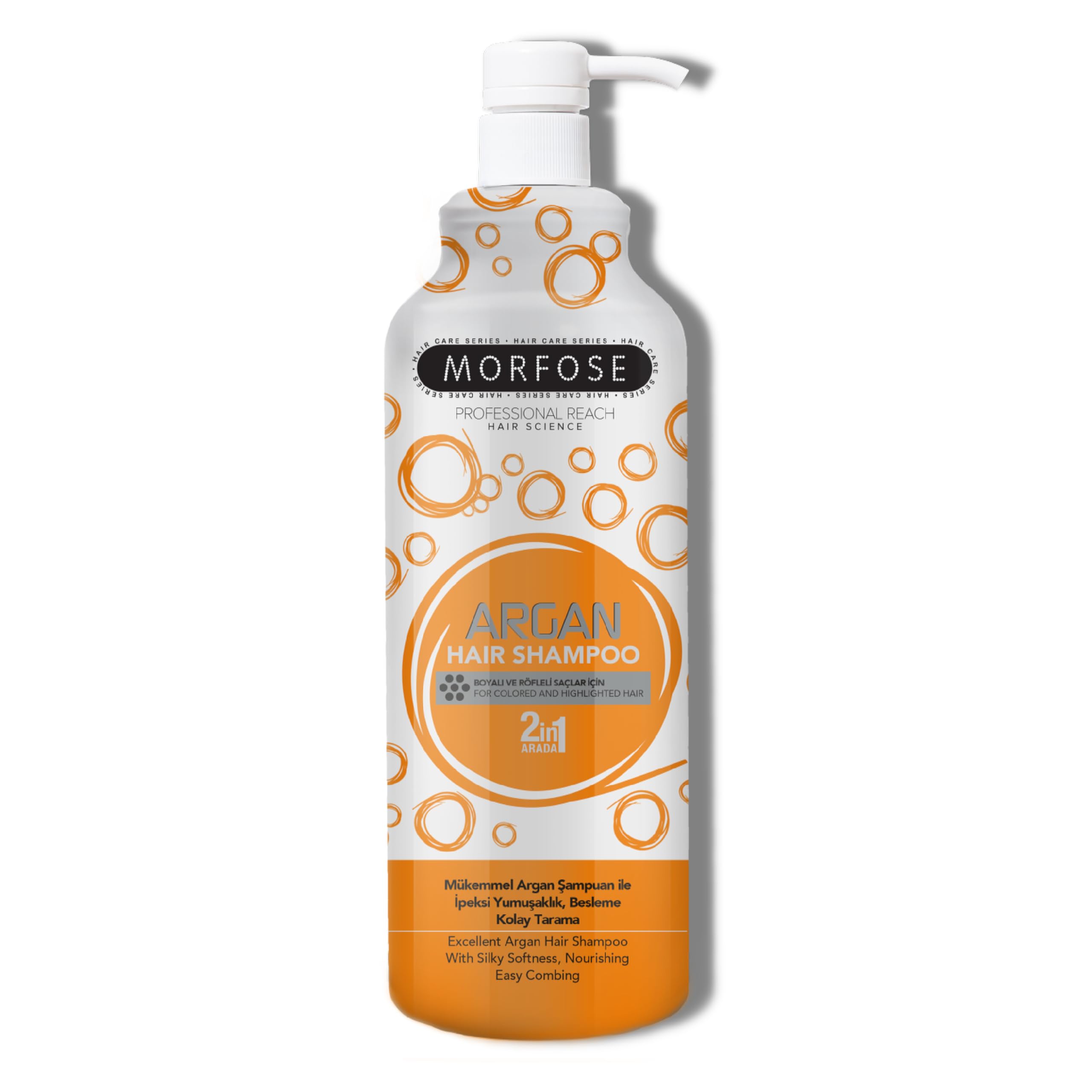Morfose 2 in 1 Argan Orange Hair Shampoo 1000 ml