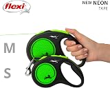 flexi Neon M Tape 5 m Black Neon-Green Retractable Dog Leash up to 25 kg view 6