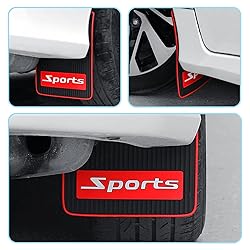 ZKFAR Pack-2 Car Mud Flaps, Universal Sports Design
