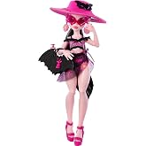 Monster High Scare-adise Island Draculaura Doll with Swimsuit, Sarong &amp; Beach Accessories Like Hat, Sunscreen &amp; Tote
