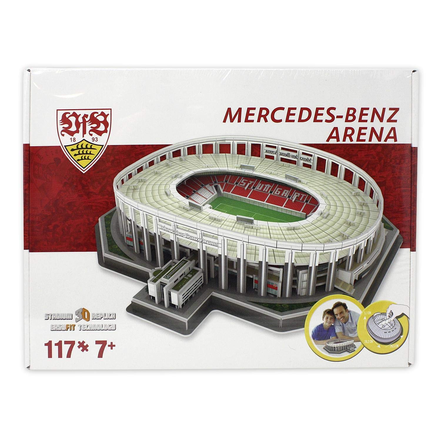 30cm X 23cm Close Up Nanostad Mercedes Benz Arena 3d Puzzle Vfb Stuttgart Puzzles Spielzeug Ayurvedanetworkbhu Com