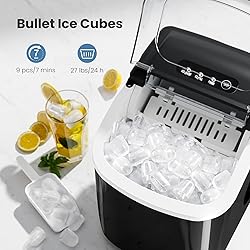 Countertop Ice Maker Machine with Handle, Portable