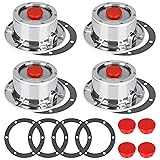 CheeMuii 343-4009 Trailer Hub Cap 4 PCS 3434009