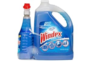 Windex Original Cleaner, 32 Fluid Ounce Trigger Spray and 1 Gallon Refill