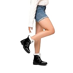 DREAM PAIRS Ankle Winter Boots for Women Snow Boots