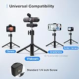 EMEET C960 4K Webcam with Tripod, 4K Sensor, Adjustable Height 360° Swivel view 7