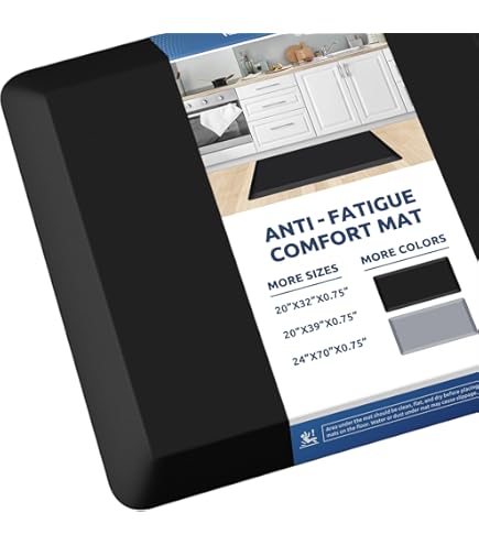 4/5 Inch Thick Kitchen Mats For Floor, Kitchen Rug For Standing Desk - View #12