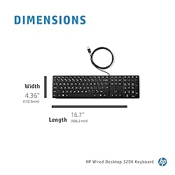 HP Wired Desktop 320K keyboard