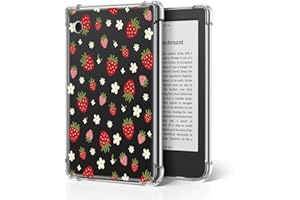 Case for Kobo Clara Colour & Clara BW/2E eReader 6”, Crystal Clear Thin Fit Protective Cover | Scratch-Resistant TPU Shell & 