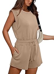 OFEEFAN Summer Rompers for Women 2025 Beach Fashion