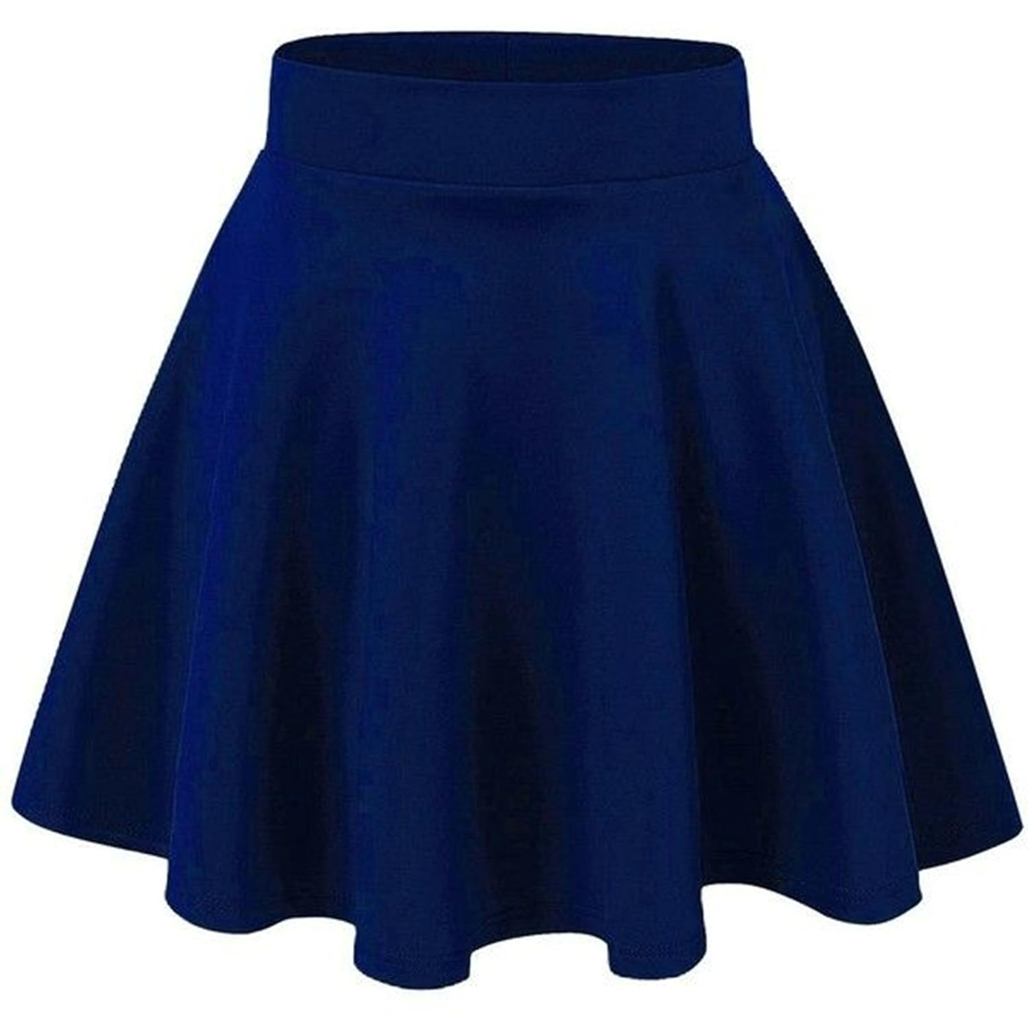 magna women's polycotton skirt (mag5, navy blue, small)