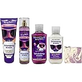 Bath & Body Works Winterberry Wonder Deluxe Gift Set - Body Cream, Fragrance Mist, Body Wash and Body Lotion - with a Lavender Dream Bar Soap - Full Size