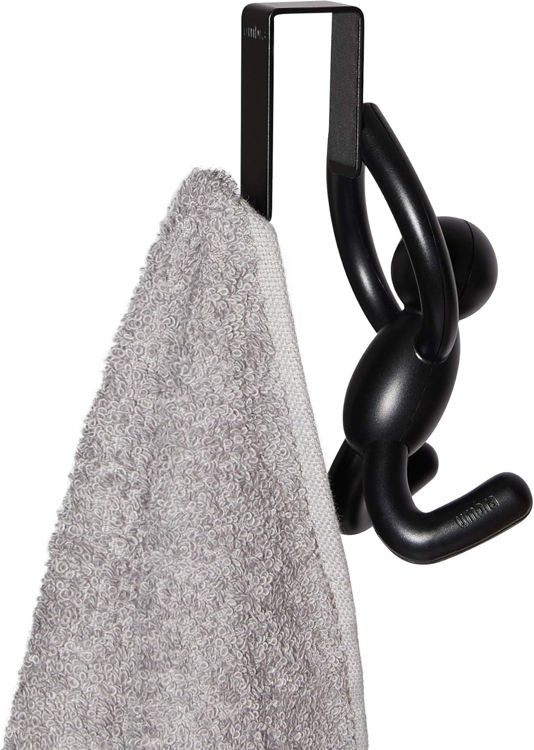 umbra towel set on Amazon Com Umbra Buddy Cabinet Space Saving Storage Hooks Kitchen And Bathroom Organizer Set Of 2 Black Home Kitchen