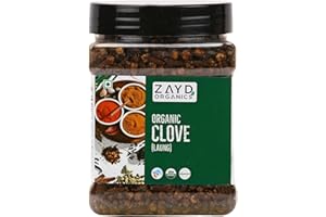 ZAYD ORGANICS Zayd Organic Cloves 12.3oz (350g) Organic Whole Cloves, Organic Laung