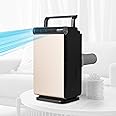 BLACK+DECKER 3-in-1 Personal Portable Air Conditioner, 1000 BTU (ASHRAE 128) Portable Fan & Dehumidifier, Windowless Air Cooler with Electronic Control Panel, LED Display, Timer & Dual Exhaust Hose