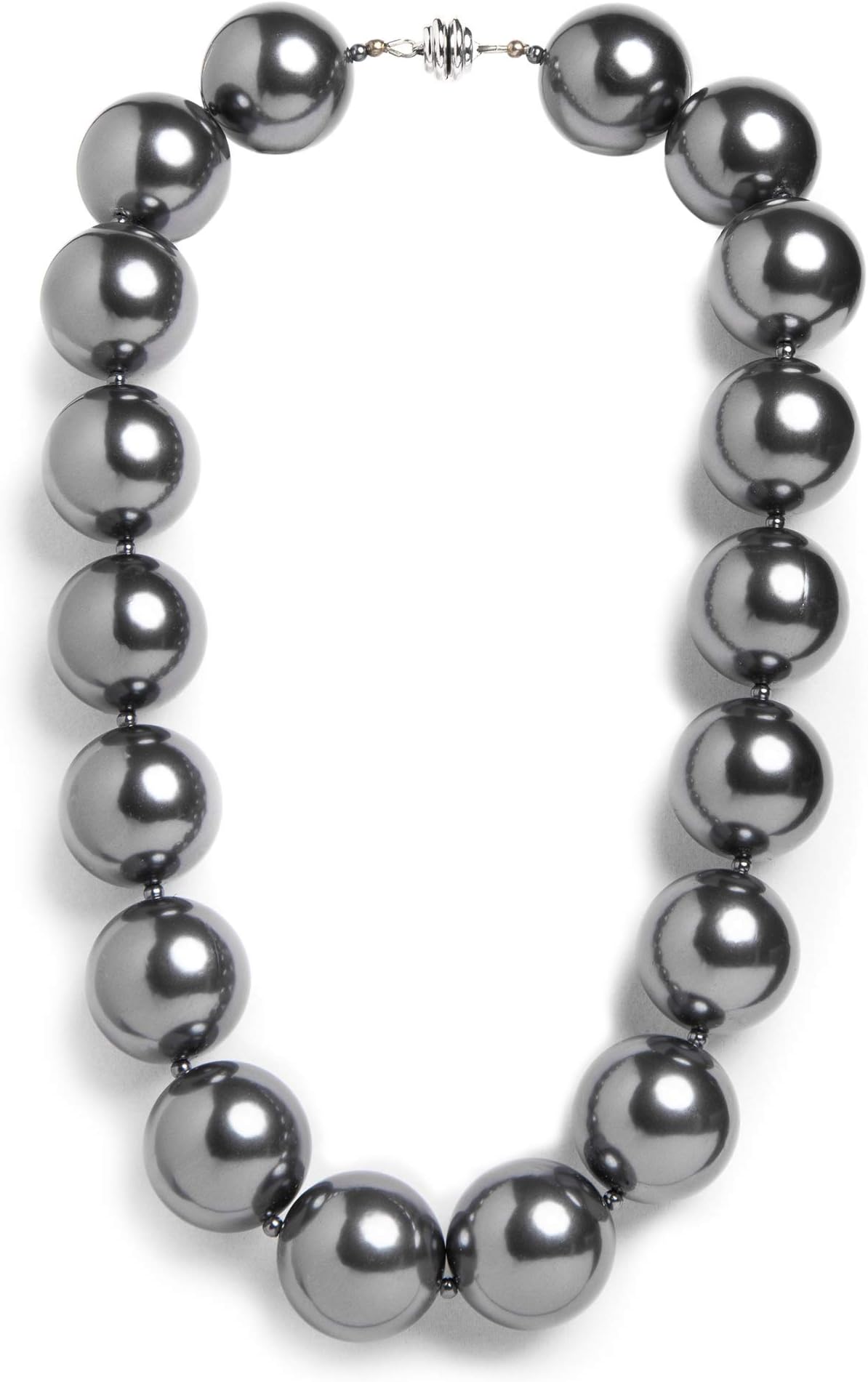 Hot Girls Pearls Sterling Grey 18" Cooling Necklace | Stylish Way To Stay Cool While Looking Hot | FREE Insulated Travel Pouch Included With Every Item.