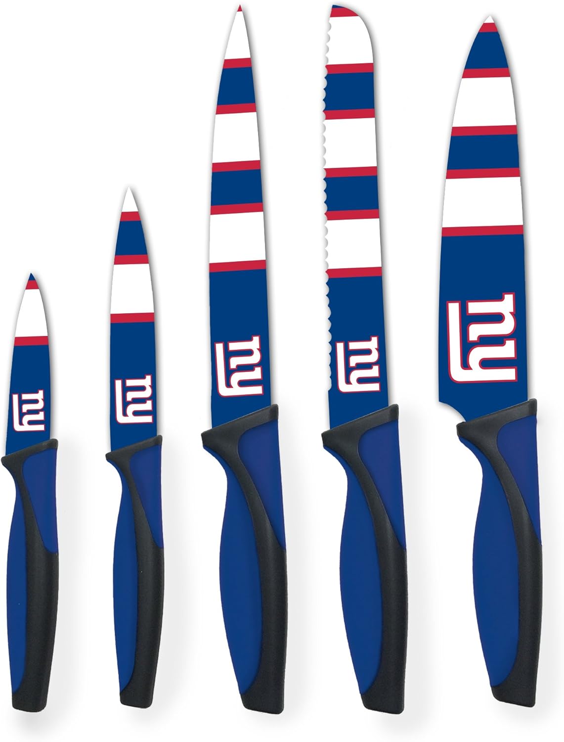 The Sports Vault NFL 5-Piece Kitchen Knife Set