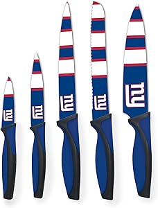 The Sports Vault NFL 5-Piece Kitchen Knife Set