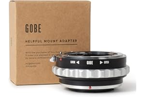 Gobe Lens Mount Adapter: Compatible with Nikon F (G-Type) Lens and Micro Four Thirds (M4/3) Camera Body