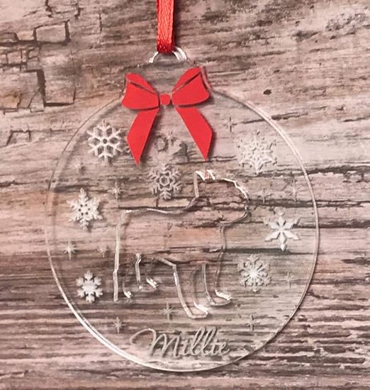 Boule De Noël Gravée Avec Prénom Personnalisé