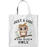 WAITPI Animal Aesthetic Tote Bags Gifts for Women Who Love Animals, Funny Cute Reusable Canvas Tote Bag for Shopping Camping