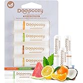 DeepCozy Nasal Stick for Adults, 4 Pack Nasal Inhaler Stick for Distraction Relief & Mild Stress, Portable Nasal Sticks Nose Inhaler Stick with Menthol (Coconut, Watermelon, Cold-Brew, Mojito)