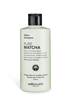 Udo Walz Hairfood Detox-Shampoo Pure Matcha, 1er Pack (1 x 300 ml)