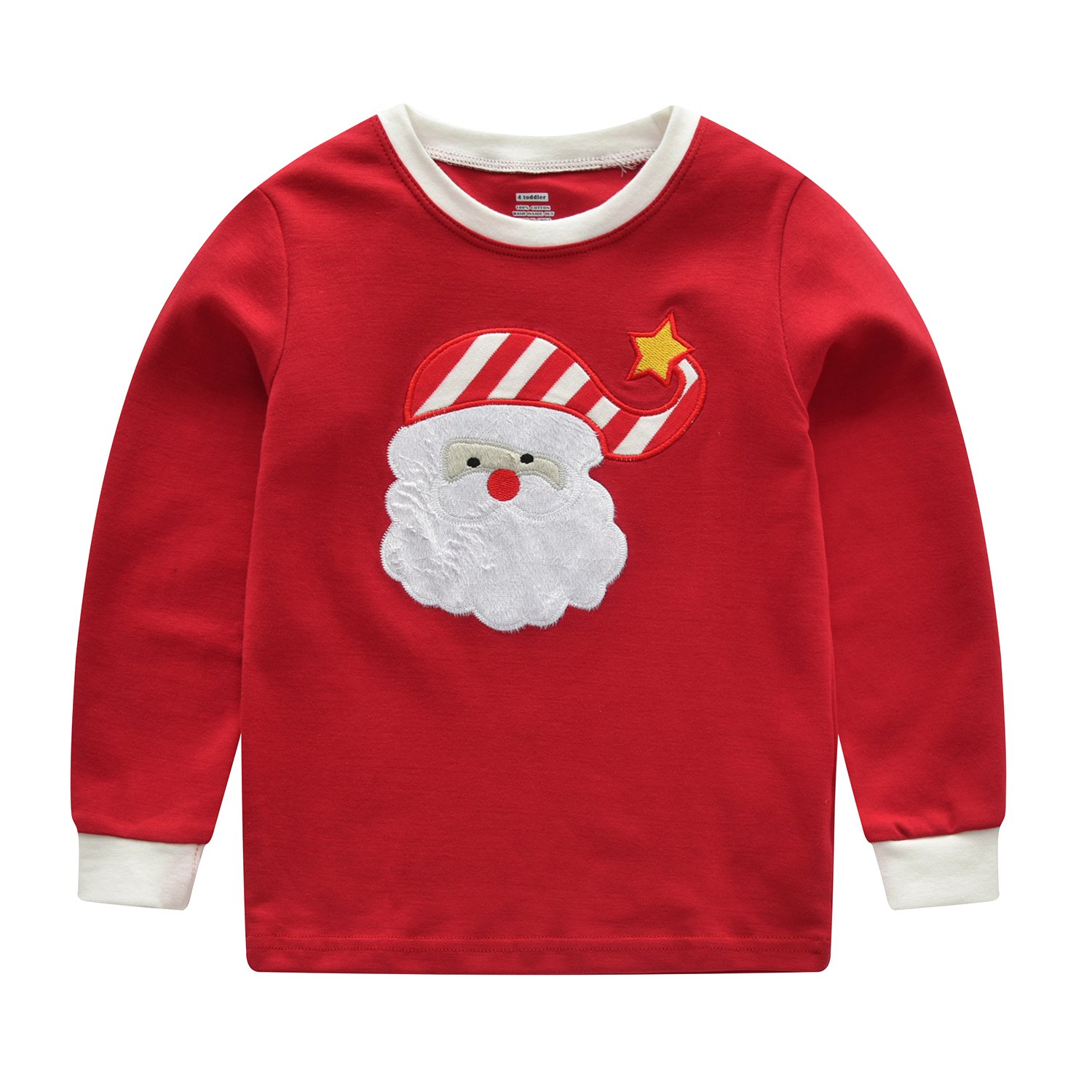 CNBABY Baby Boys 2-Piece Santa Claus Coat, Pants (4 Toddler)