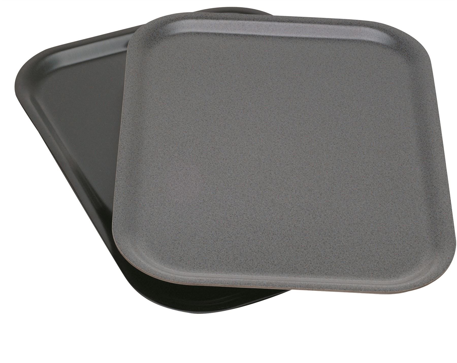 Genware NEV-PT4634BK Laminated Tray, Wood, 46 cm x 34 cm, Black