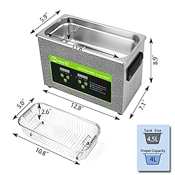 ONEZILI Ultrasound Cleaning Machine, 4.5L Digital