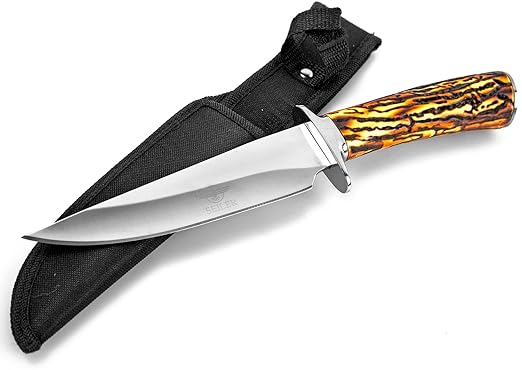 Premium Jagd-Messer Messer Einhand-Messer Gürtel-Messer Edelstahl Überlebens-Messer Hirschfänger Outdoor-Messer