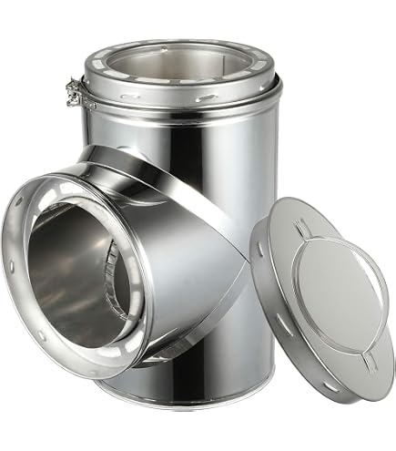 Through The Wall Chimney Kit For 6 Inch Diameter Class-A Double Wall Insulated Pipe