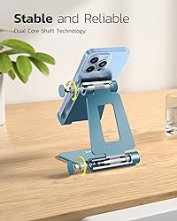 Nulaxy Dual Folding Cell Phone Stand, Fully