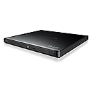 LG Electronics 8X USB 2.0 Super Multi Ultra Slim Portable DVD Writer Drive +/-RW External Drive with M-DISC Support (Black) GP65NB60