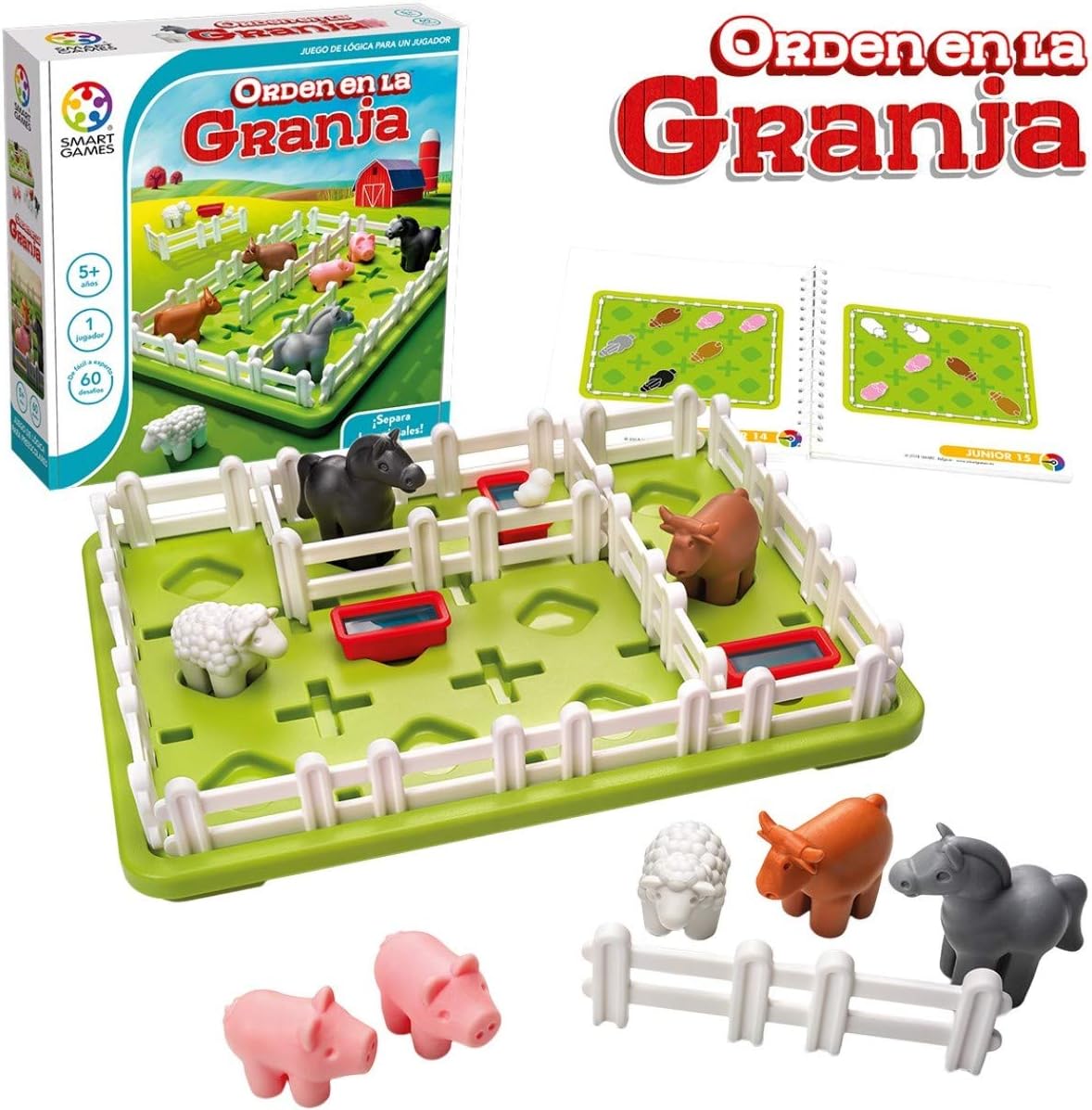 #Juegodemesa Smart Games Orden en la granja con 48 desafíos por 25,99€ ¡¡7% de descuento!!
