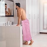 Utopia Towels Premium Jumbo Bath Sheet 90 x 180 cm 2 Pack Pink view 3