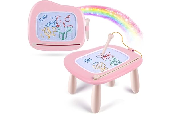 Smasiagon Magnetic Drawing Doodle Board Game Toddler Kids Baby Toys, Erasable Sketching Pad Travel Size Toys for 1 2 3 Year O
