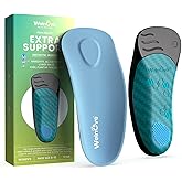 Welnove Plantar Fasciitis Insoles for Men Arch Supports Orthotics Inserts Relieve Flat Feet, High Arch, Foot Pain,Shoe Inserts for Flat Feet Plantar Fasciitis Relief Women's 6-10
