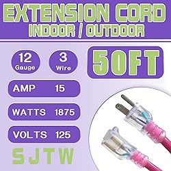 GREATIDE Outdoor Extension Cord with Lighted