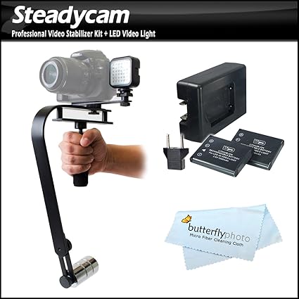 Profesional Estabilizador de cámara réflex digital con luz LED Set ...