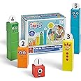 hand2mind Numberblocks One to Five Wooden Building Blocks, Wood Stacking Toy, Color Sorting Counting Cubes, Numbers for Toddlers, Preschool Math Toys, Toddler Learning Activities, Kids Birthday Gift