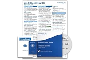 TEACHUCOMP, INC. TEACHUCOMP DELUXE Video Training Tutorial Course for QuickBooks Desktop Pro 2018- Video Lessons, PDF Instruction Manual, Quick Reference Guide, Testing, Certificate of Completion