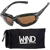 WYND Blocker Motorcycle Riding Glasses Extreme Sports Wrap Sunglasses
