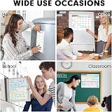 Feela 4 Pack Magnetic Whiteboard Calendar Set for Fridge with 8 Markers view 6