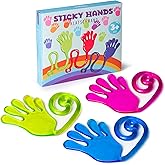 Cikyner Giant Stretchy Sticky Hands,3Pcs Premium Party Favors for Kids 4-8,8-12, Goodie Bag Stuffers Treasure Box Toy for Carnival Classroom Prizes Birthday Party Easter Christmas End of Year Gifts