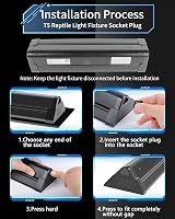 LUCKY HERP T5 Reptile Light Fixture Kit 8W UVA UVB 10.0 90-250V view 3