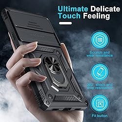 Janmitta Compatible with Google Pixel 7a Case Built