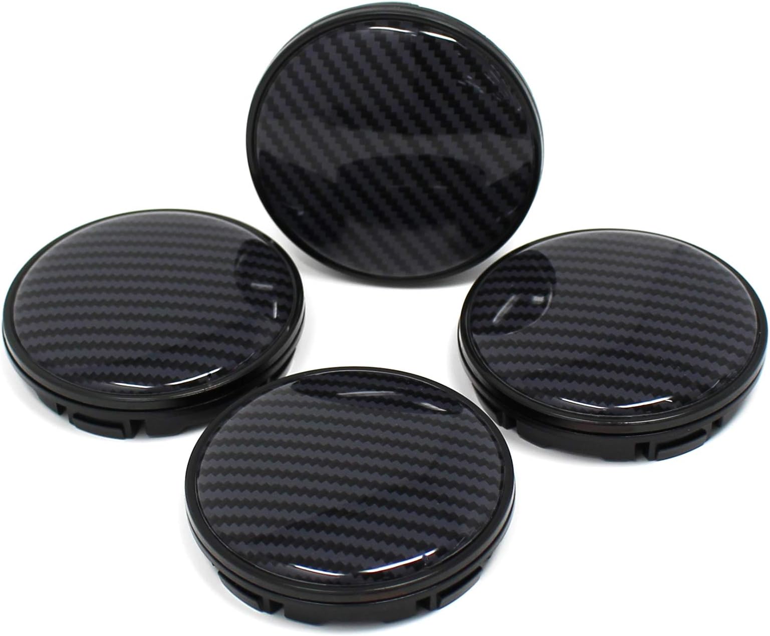 Finest Folia 4X Hub Cap Universal 55 mm ABS Plastic OEM Quality Gel Emblem Aluminium Cover