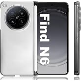 USTIYA Transparent Case for Oppo Find N6 Rugged Hard Acrylic Case Camera Protector PC Cover