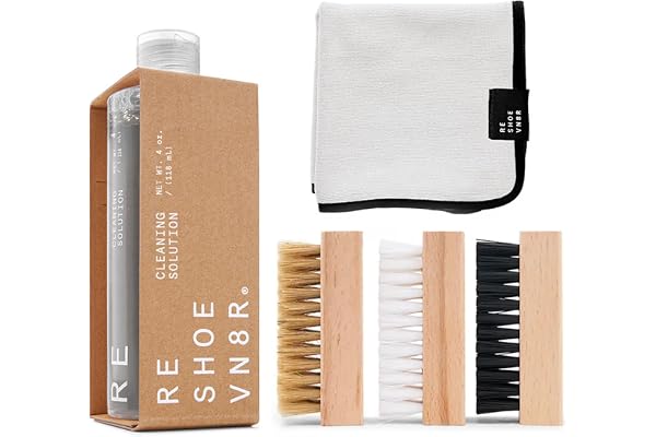 RESHOEVN8R Shoe Cleaning Kit – Premium Sneaker Cleaner & Shoe Care Set for Leather, Suede, Canvas, Mesh & More